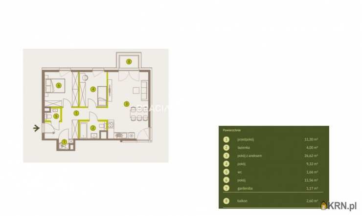 Kraków, Prądnik Biały, ul. Imbramowska, Mieszkanie  na sprzedaż, 3 pokojowe