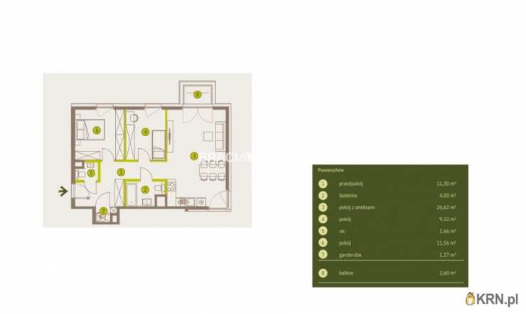 Mieszkanie  na sprzedaż, 3 pokojowe, Kraków, Prądnik Biały, ul. Imbramowska