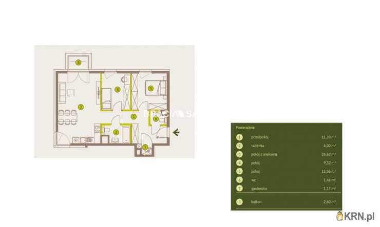 Kraków, Prądnik Biały, ul. Imbramowska, Mieszkanie  na sprzedaż, 3 pokojowe