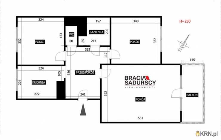 Mieszkanie  na sprzedaż, 3 pokojowe, Kraków, Czyżyny, ul. S. Skarżyńskiego