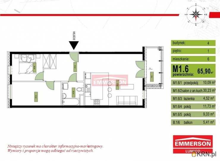 Kraków, Czyżyny, ul. , 3 pokojowe, Mieszkanie  na sprzedaż