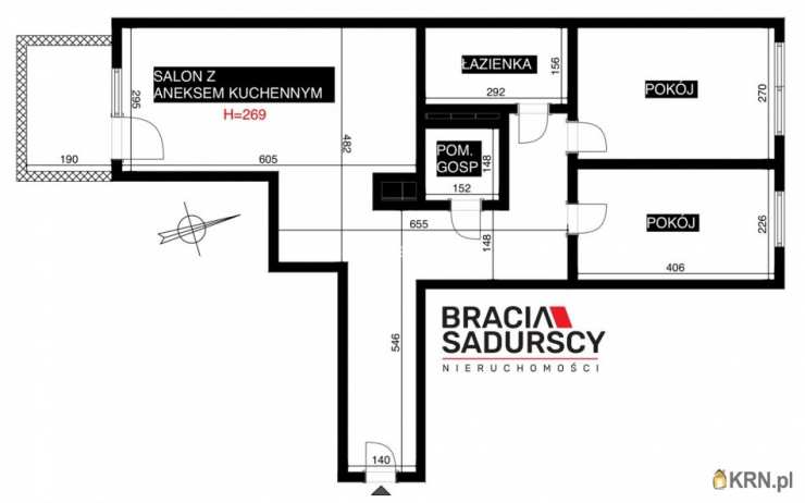 BRACIA SADURSCY ODDZIAŁ BS4 KROWODRZA, Mieszkanie  na sprzedaż, Kraków, Podgórze, ul. T. Szafrana