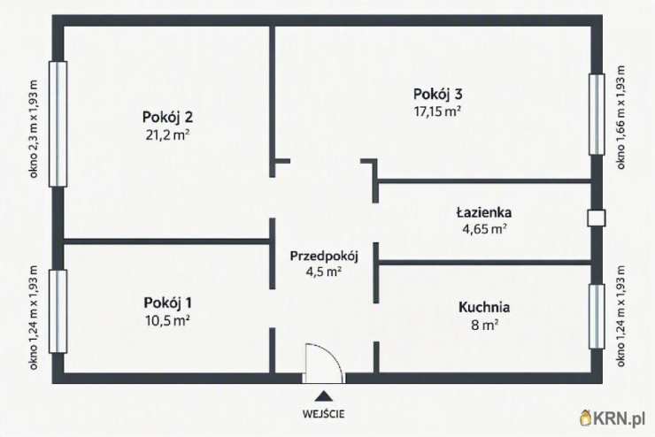 Toruń, Podgórz, ul. , 3 pokojowe, Mieszkanie  na sprzedaż