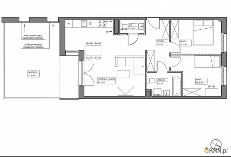 Wrocław, Krzyki, ul. , 3 pokojowe, Mieszkanie  na sprzedaż