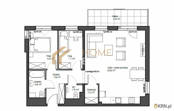 Mieszkanie  na sprzedaż, 3 pokojowe, Gdańsk, Osowa, ul. Wenus