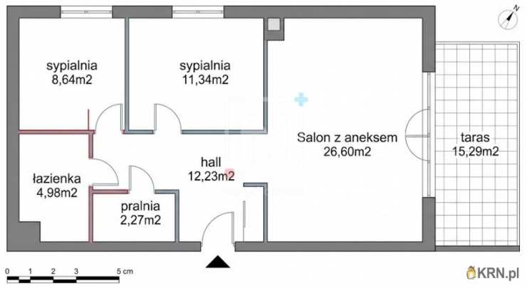 3 pokojowe, Mieszkanie  na sprzedaż, Warszawa, Białołęka/Grodzisk, ul. Geodezyjna