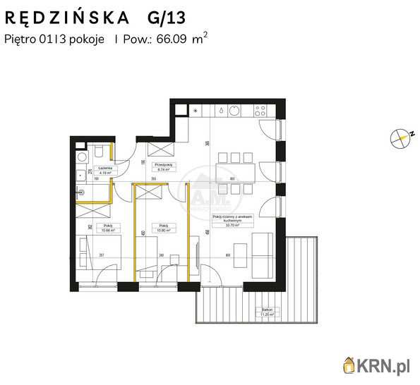 Wrocław, Fabryczna/Maślice, ul. Rędzińska, Mieszkanie  na sprzedaż, 3 pokojowe