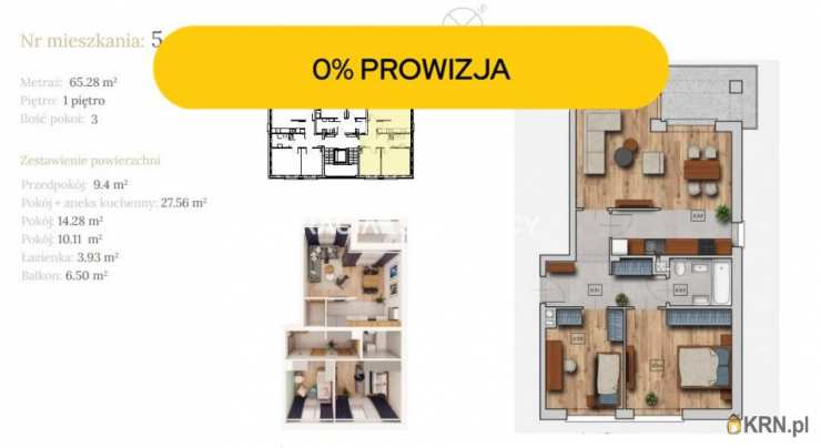Mieszkanie  na sprzedaż, Czarnochowice, ul. , 3 pokojowe