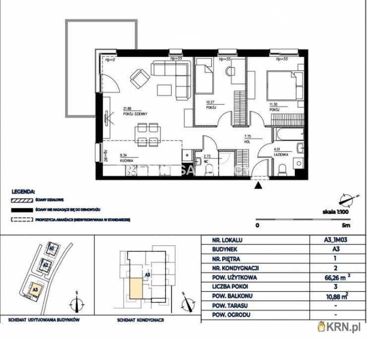 Gdańsk, Wrzeszcz Górny, ul. H. Sienkiewicza, Mieszkanie  na sprzedaż, 3 pokojowe