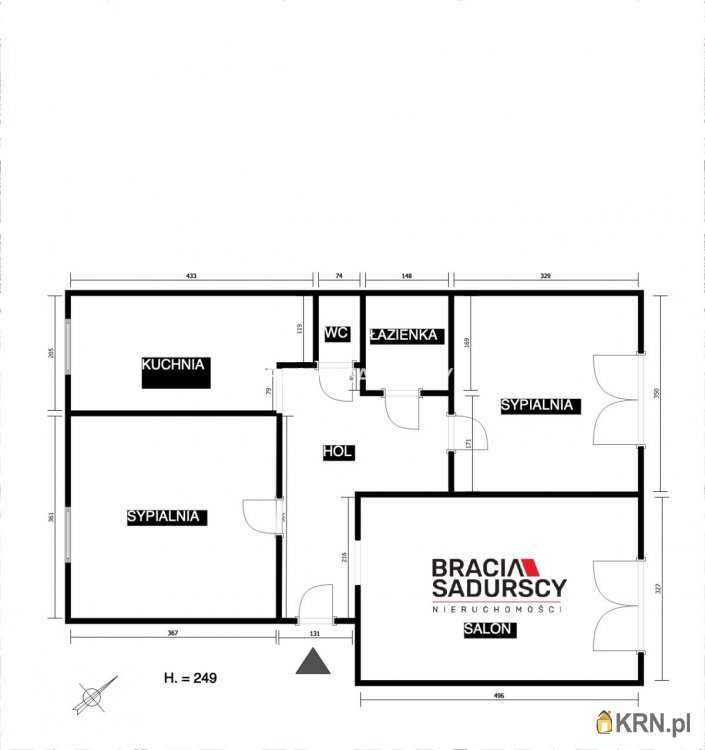Kraków, Nowa Huta, ul. Zielone, Mieszkanie  na sprzedaż, 3 pokojowe