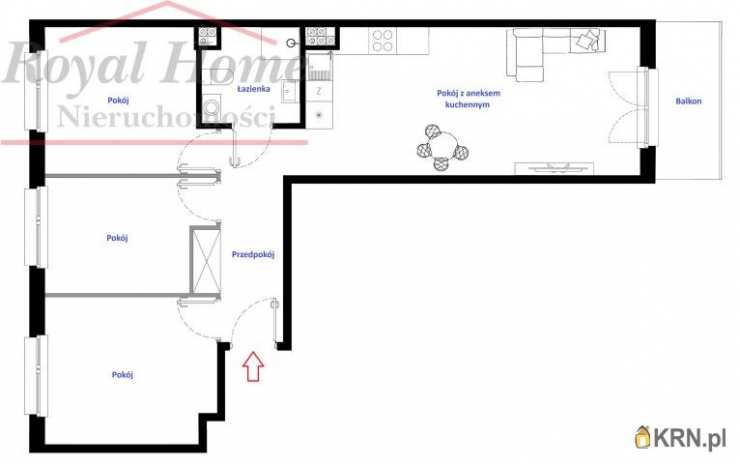 Mieszkanie  na sprzedaż, Wrocław, Fabryczna/Maślice, ul. Maślicka, 4 pokojowe