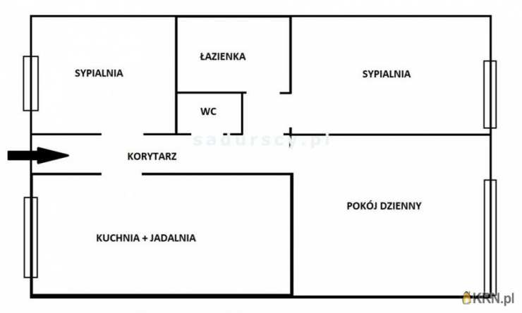 Kraków, Zwierzyniec/Zakamycze, ul. Za Skłonem, Mieszkanie  na sprzedaż, 3 pokojowe