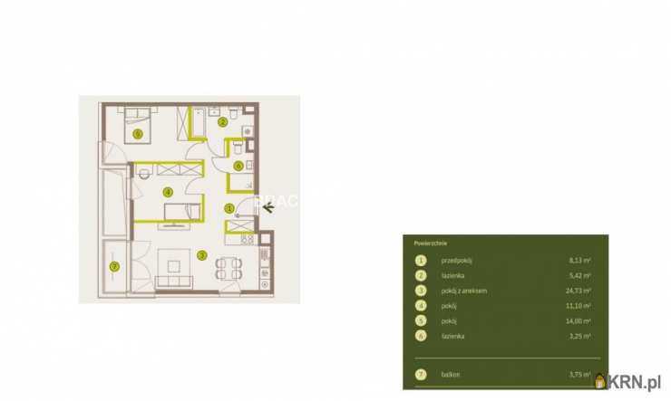 Mieszkanie  na sprzedaż, 3 pokojowe, Kraków, Prądnik Biały, ul. Imbramowska