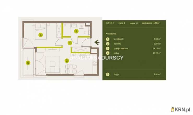 Mieszkanie  na sprzedaż, 3 pokojowe, Kraków, Prądnik Biały, ul. Imbramowska