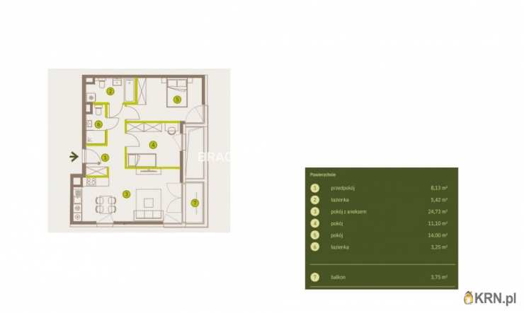 Mieszkanie  na sprzedaż, 3 pokojowe, Kraków, Prądnik Biały, ul. Imbramowska