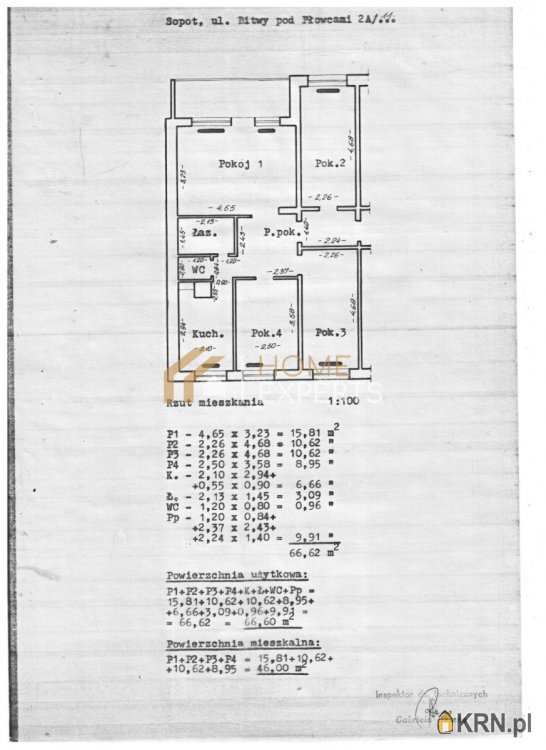 Mieszkanie  na sprzedaż, Sopot, Karlikowo, ul. Bitwy pod Płowcami, 4 pokojowe