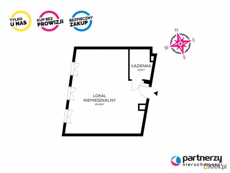 Gdańsk, Śródmieście, ul. Chmielna, 2 pokojowe, Mieszkanie  na sprzedaż