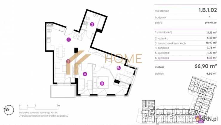 Home Experts, Mieszkanie  na sprzedaż, Gdańsk, Siedlce, ul. Zakopiańska
