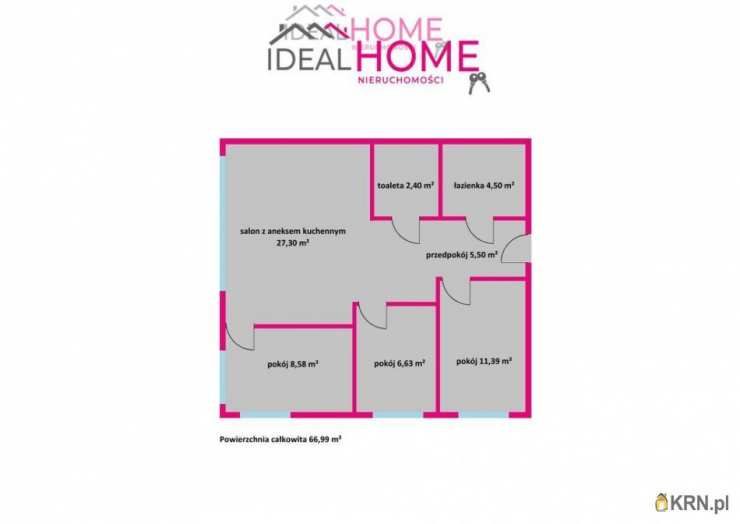 3 pokojowe, Rzeszów, Śródmieście, ul. , Mieszkanie  na sprzedaż