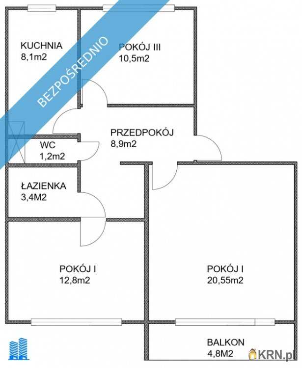 Mieszkanie  na sprzedaż, 3 pokojowe, Gdynia, Witomino-Leśniczówka, ul. Pańska