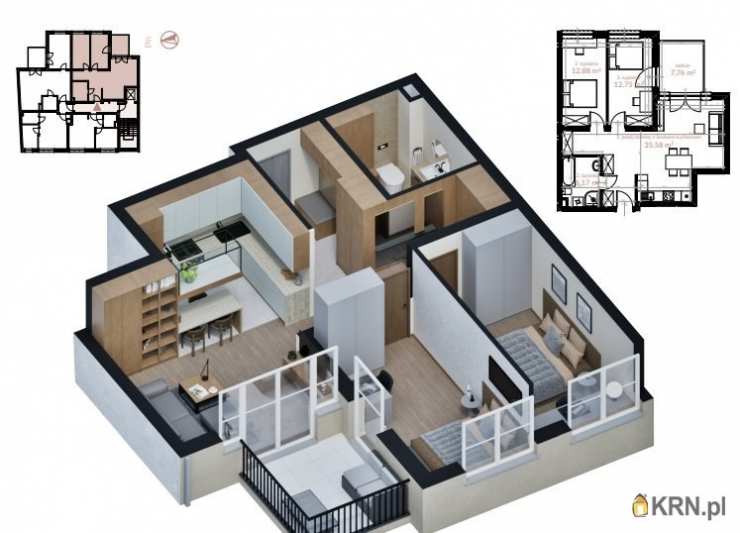 Mieszkanie  na sprzedaż, 3 pokojowe, Kraków, Krowodrza/Łobzów, ul. 