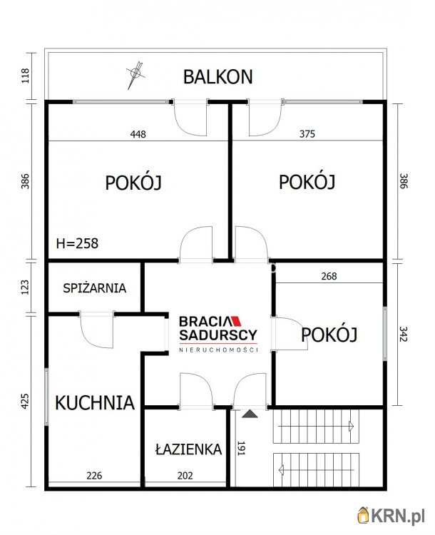 Mieszkanie  do wynajęcia, Kraków, Podgórze Duchackie/Bonarka, ul. Makowa, 3 pokojowe