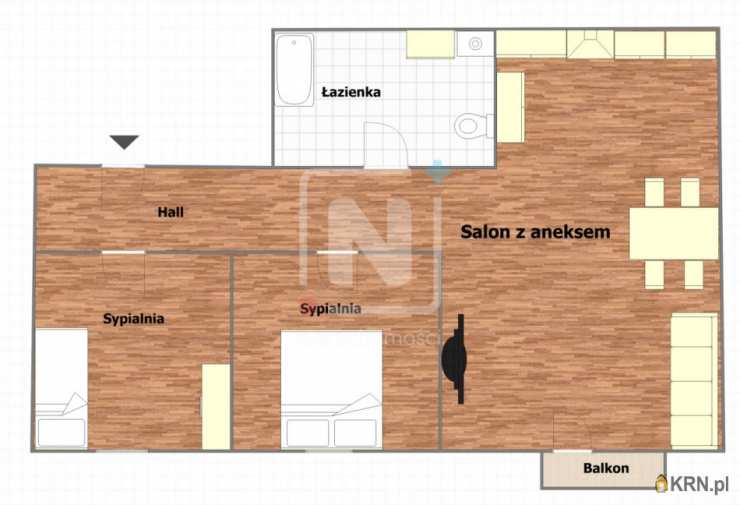3 pokojowe, Mieszkanie  na sprzedaż, Warszawa, Wawer, ul. Borowiecka