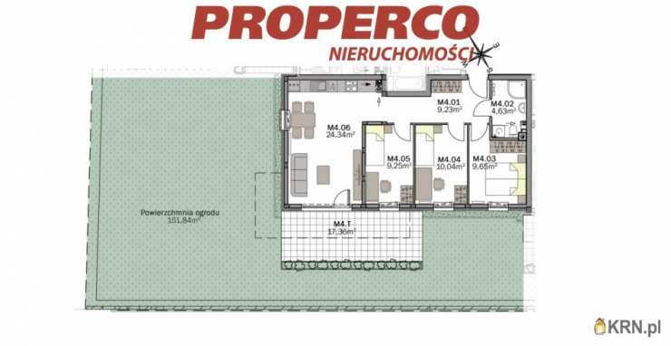 4 pokojowe, Kielce, Baranówek, ul. S. Żółkiewskiego, Mieszkanie  na sprzedaż