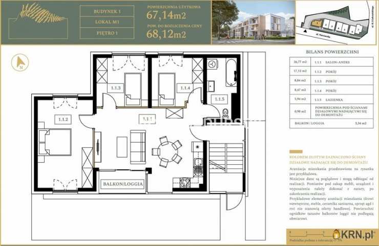 Kraków, Czyżyny, ul. K. I. Gałczyńskiego, Mieszkanie  na sprzedaż, 4 pokojowe