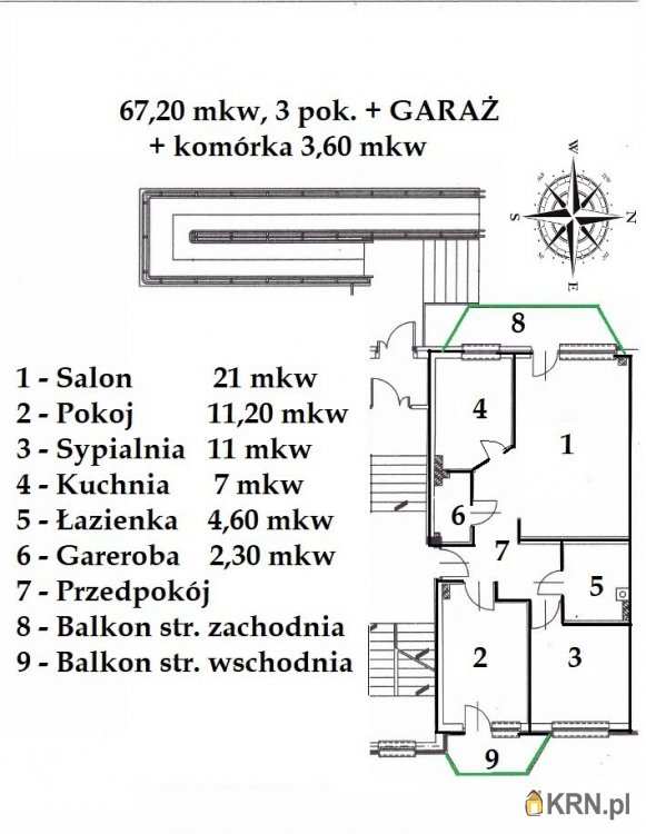 Wrocław, Fabryczna/Kuźniki, ul. , 3 pokojowe, Mieszkanie  na sprzedaż