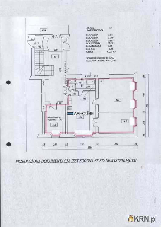 Aphouse Nieruchomości, Mieszkanie  na sprzedaż, Kraków, Stare Miasto/Kazimierz, ul. Józefa