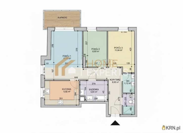 Mieszkanie  na sprzedaż, 3 pokojowe, Borkowo, ul. Kasztanowa