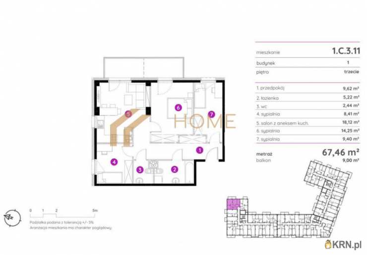 Mieszkanie  na sprzedaż, 4 pokojowe, Gdańsk, Siedlce, ul. S. Goszczyńskiego