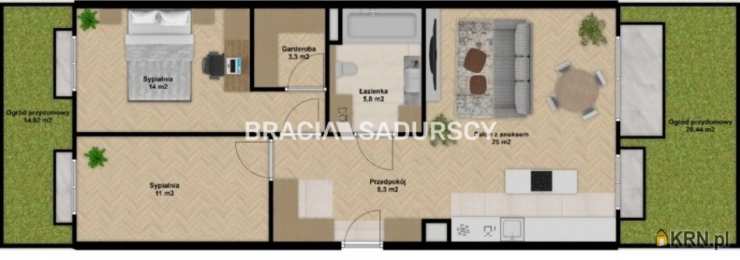 Kraków, Zwierzyniec/Wola Justowska, ul. Królowej Jadwigi, Mieszkanie  na sprzedaż, 3 pokojowe