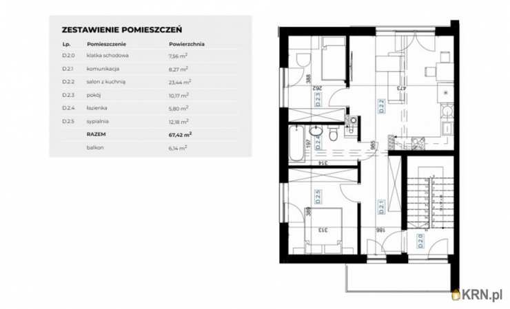Mieszkanie  na sprzedaż, Limanowa, ul. , 3 pokojowe