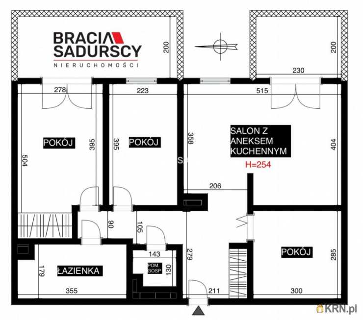 Kraków, Bieżanów-Prokocim/Złocień, ul. M. Domagały, Mieszkanie  na sprzedaż, 4 pokojowe