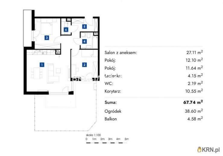 3 pokojowe, Kraków, Prądnik Biały, ul. Stelmachów, Mieszkanie  na sprzedaż