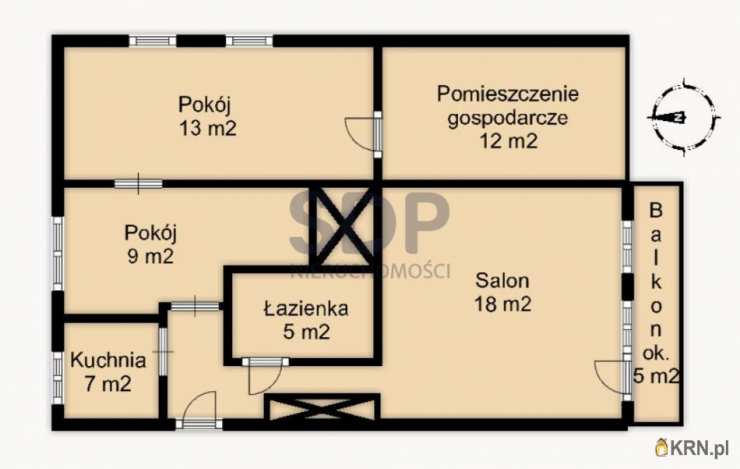Mieszkanie  na sprzedaż, 3 pokojowe, Wróblowice, ul. 