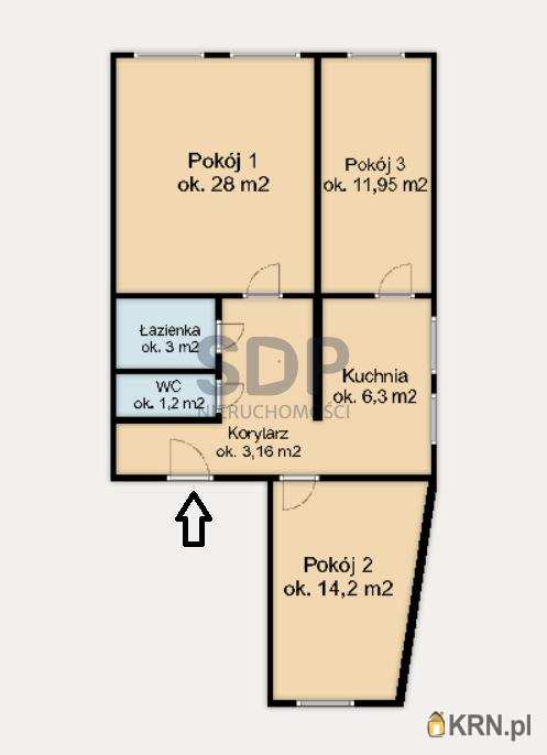 Mieszkanie  na sprzedaż, 3 pokojowe, Wrocław, Śródmieście, ul. M. Sępa-Szarzyńskiego