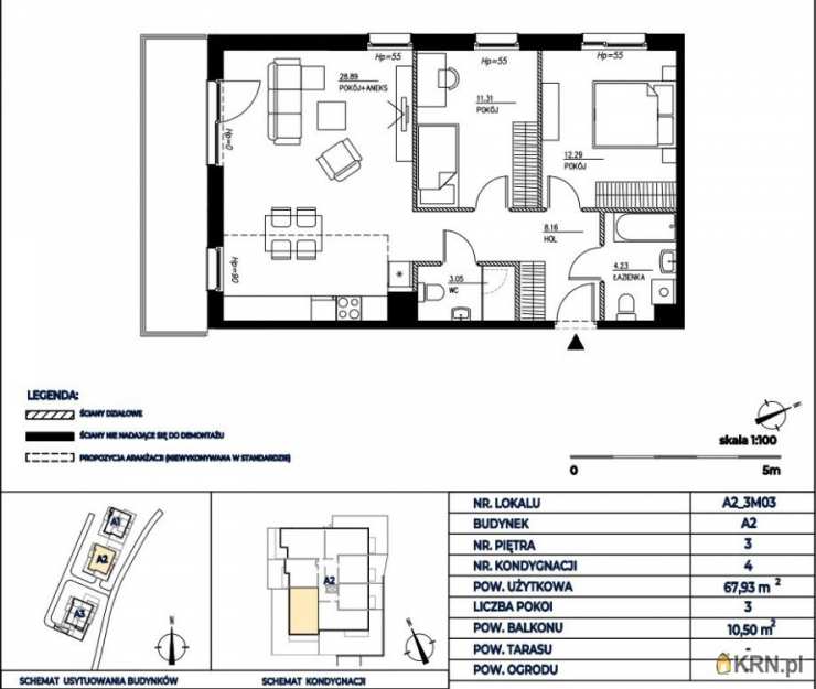 3 pokojowe, Mieszkanie  na sprzedaż, Gdańsk, Wrzeszcz Górny, ul. H. Sienkiewicza