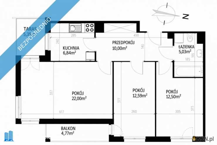 Mieszkanie  na sprzedaż, 3 pokojowe, Kraków, Bieżanów-Prokocim, ul. Aleksandry