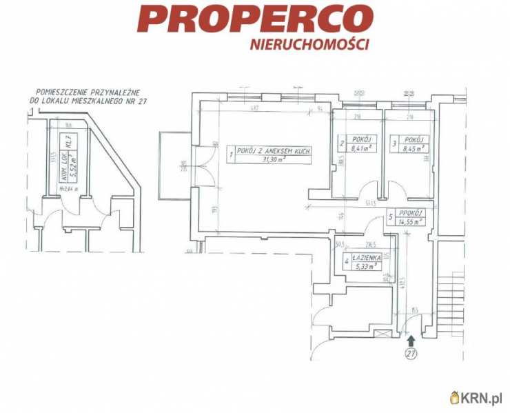 3 pokojowe, Kielce, Na Stoku, ul. , Mieszkanie  na sprzedaż