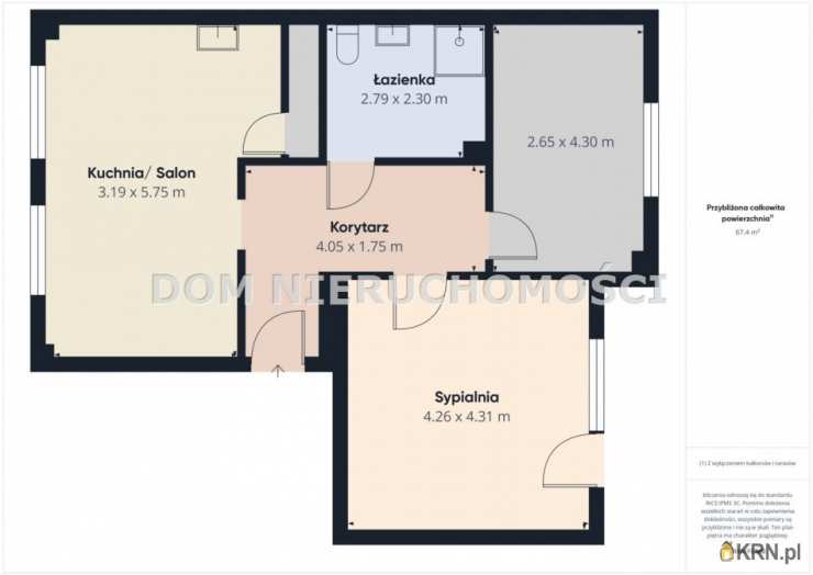 Kumajny, ul. , 3 pokojowe, Mieszkanie  na sprzedaż