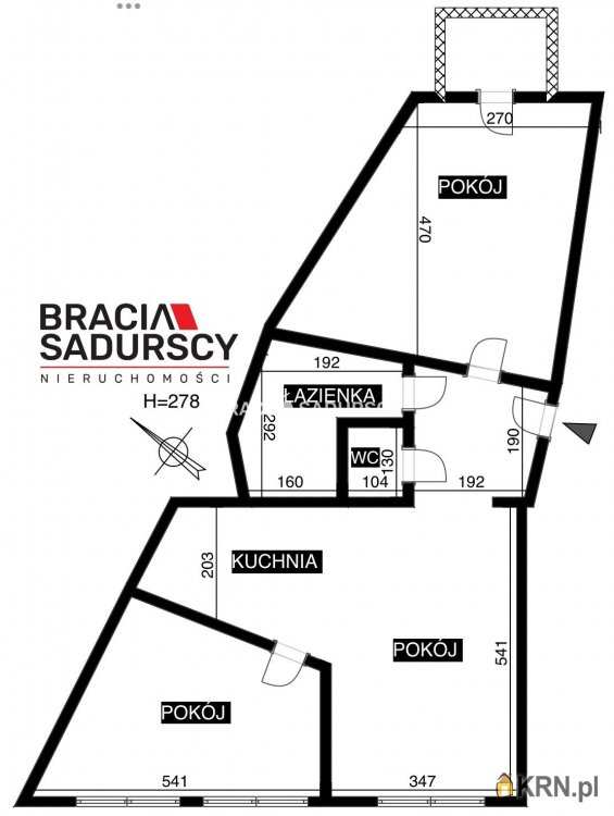 Kraków, Dębniki, ul. Barska, Mieszkanie  na sprzedaż, 3 pokojowe