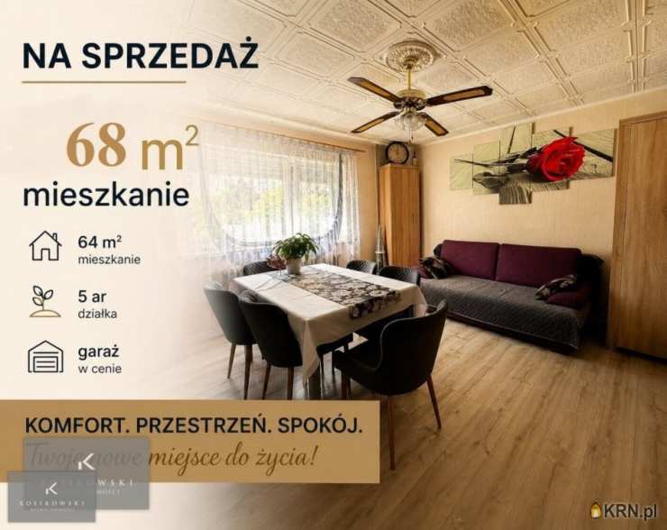 Mieszkanie  na sprzedaż, 3 pokojowe, Domaszowice, ul. 