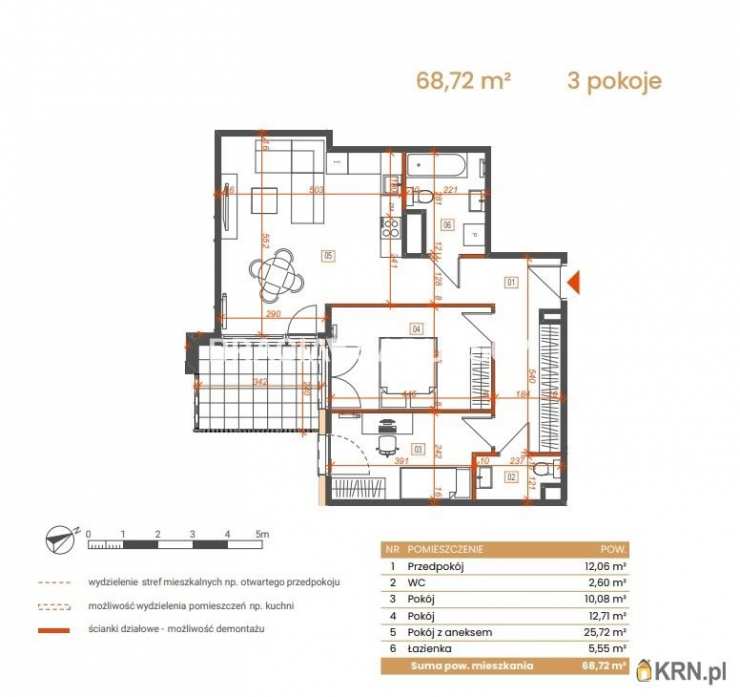 Katowice, ul. Ceglana, Mieszkanie  na sprzedaż, 3 pokojowe