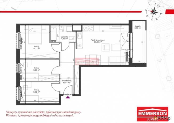 4 pokojowe, Mieszkanie  na sprzedaż, Kraków, Podgórze Duchackie, ul. 