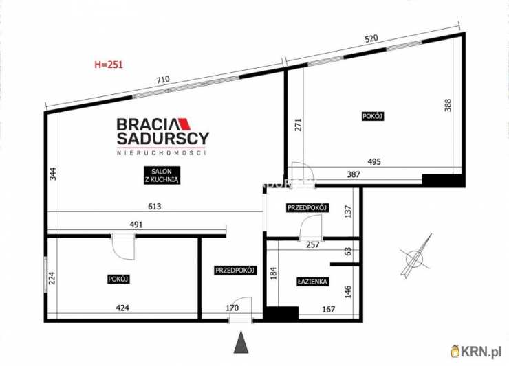 Kraków, Dębniki, ul. Dworska, Mieszkanie  do wynajęcia, 3 pokojowe
