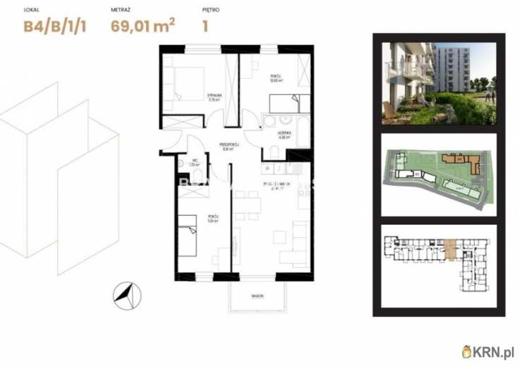 Kraków, Prądnik Biały, ul. H. Pachońskiego, Mieszkanie  na sprzedaż, 4 pokojowe