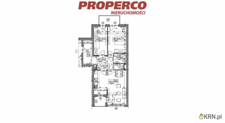 3 pokojowe, Kielce, Uroczysko, ul. Klonowa, Mieszkanie  na sprzedaż